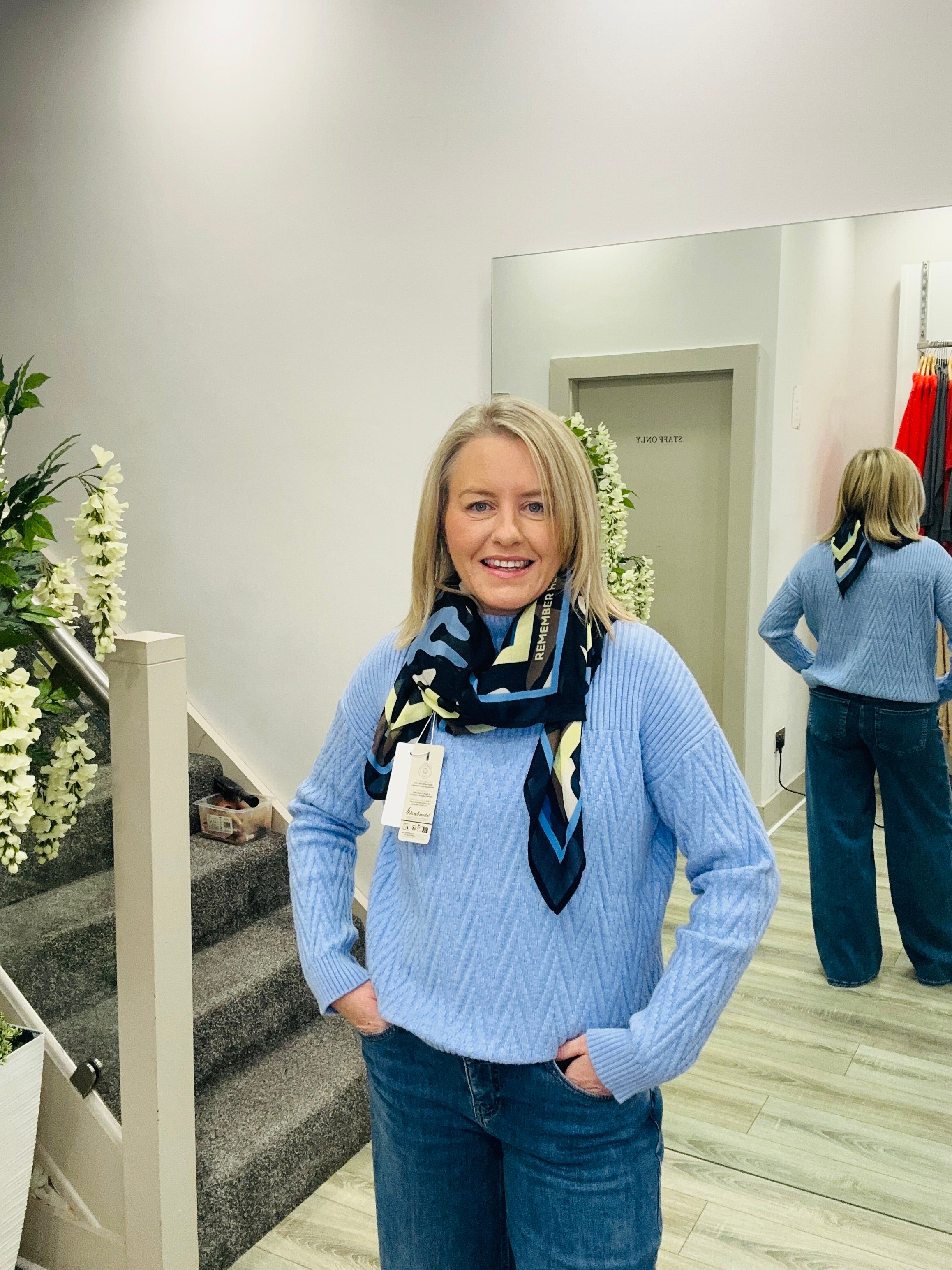 HARPER BLUE KNIT