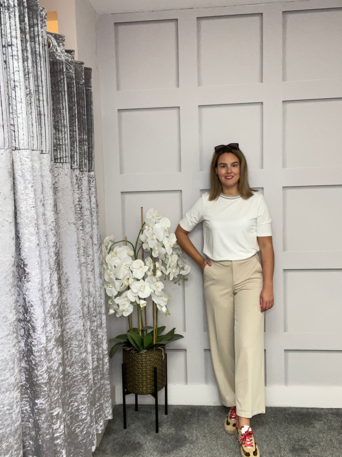 REBECCA CREAM TOP