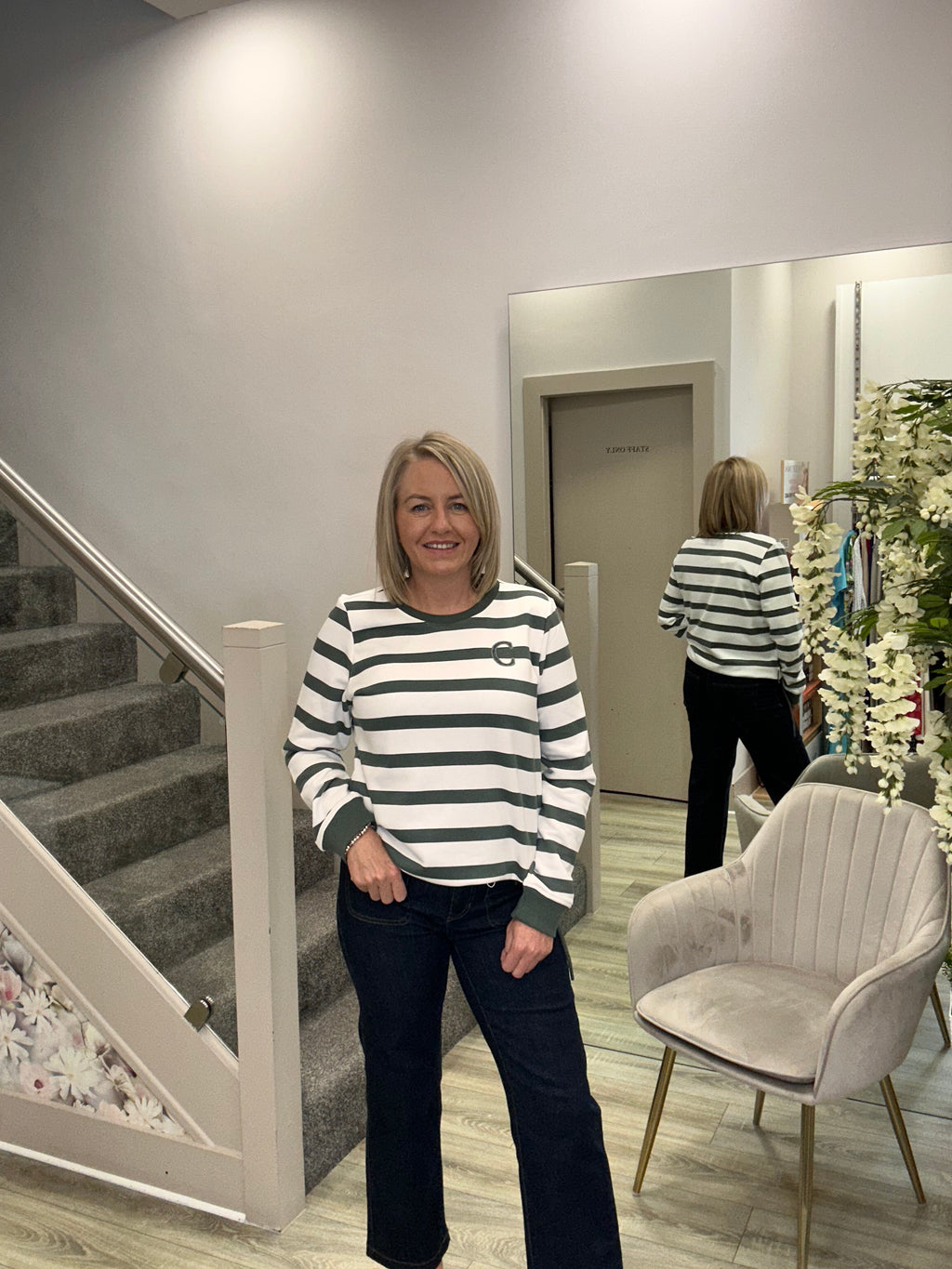 TAYA GREEN SWEATER