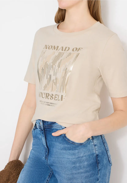 ELIZA BEIGE TEE