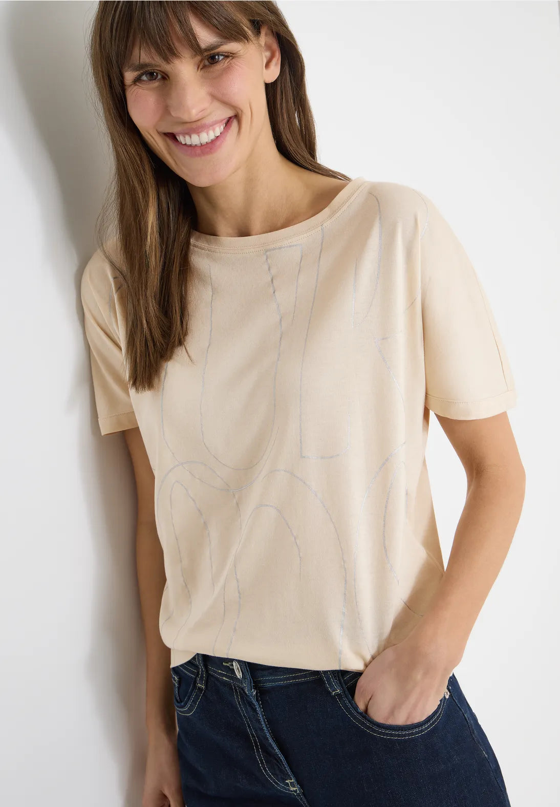 STACEY BEIGE TEE