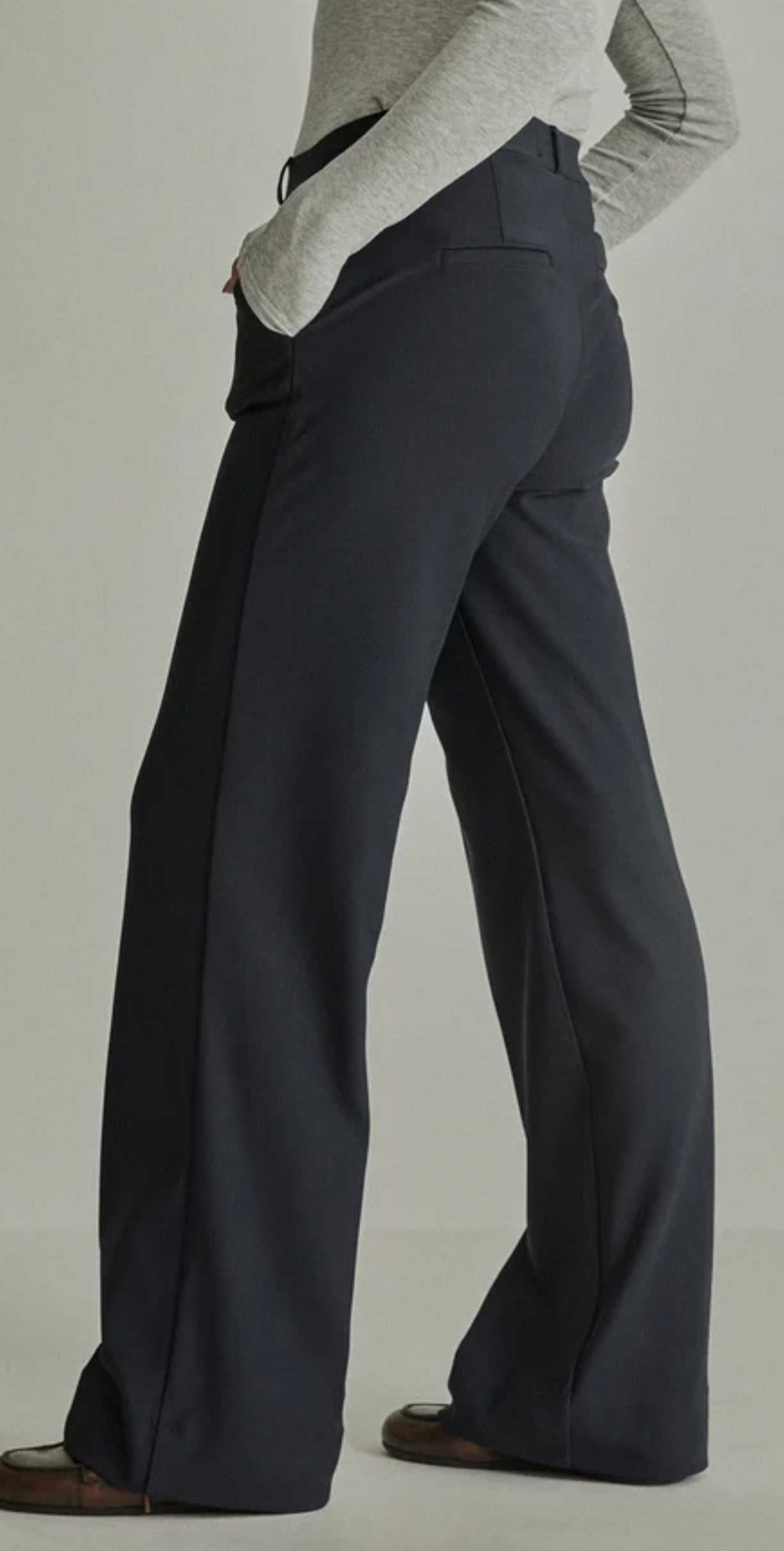 MIRA NAVY TROUSERS