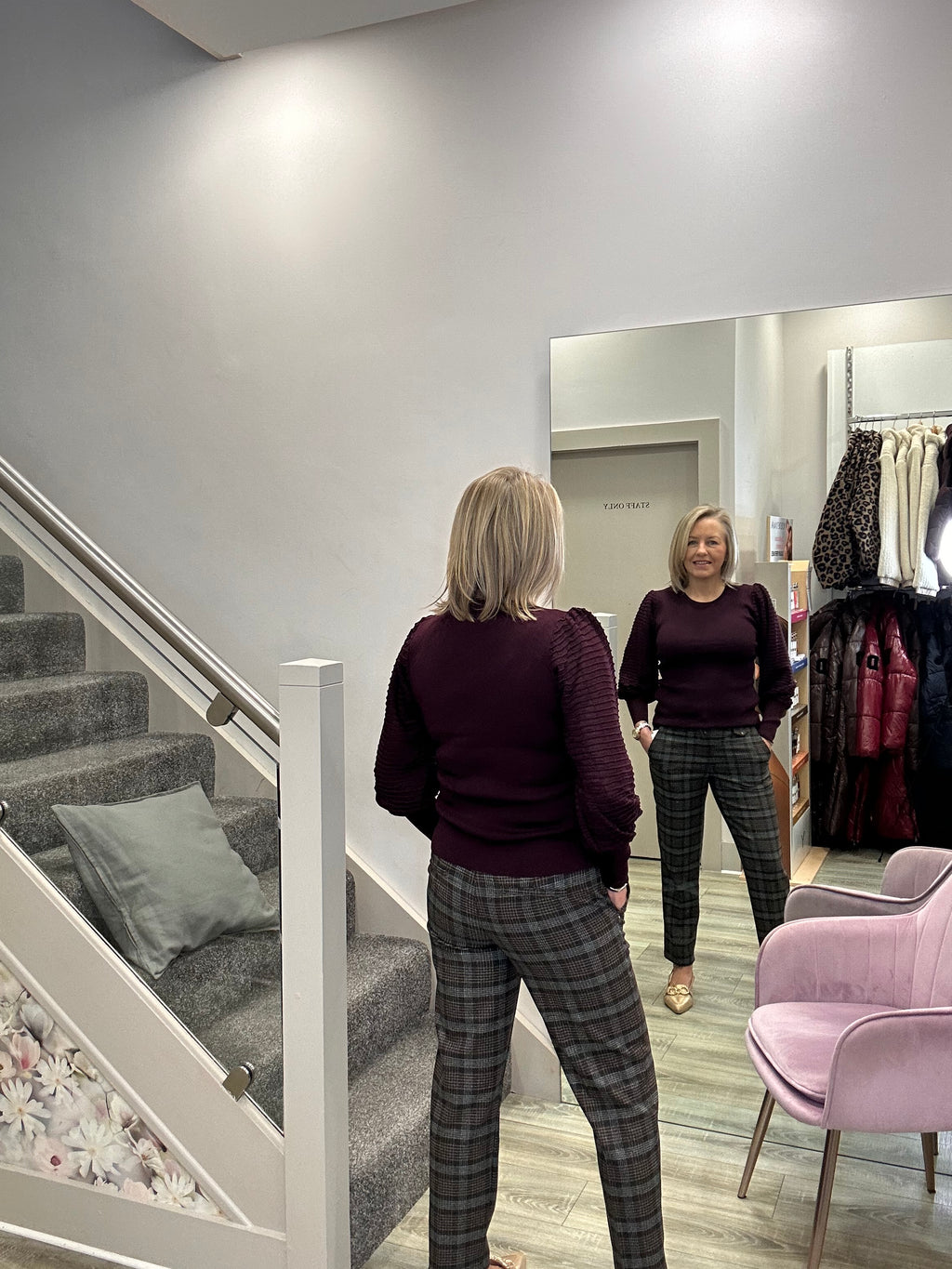 CLEO WINE KNIT