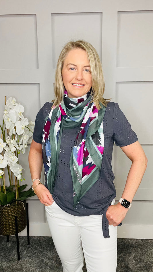 PRINT CLOTH SCARF