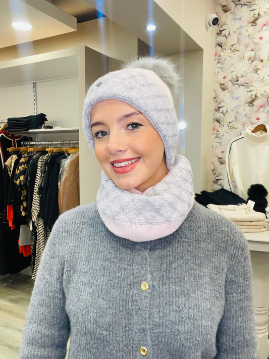 JULIA PINK HAT SET