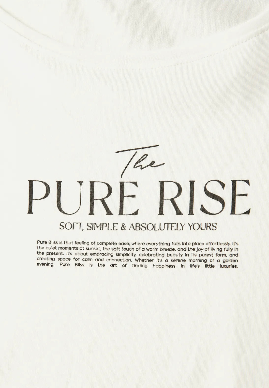 PURE OFF WHITE TEE