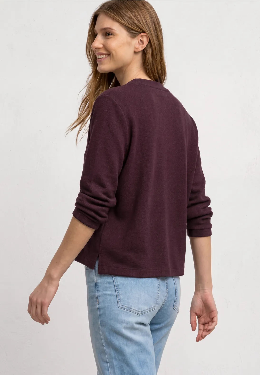 SIENNA WINE CARDIGAN