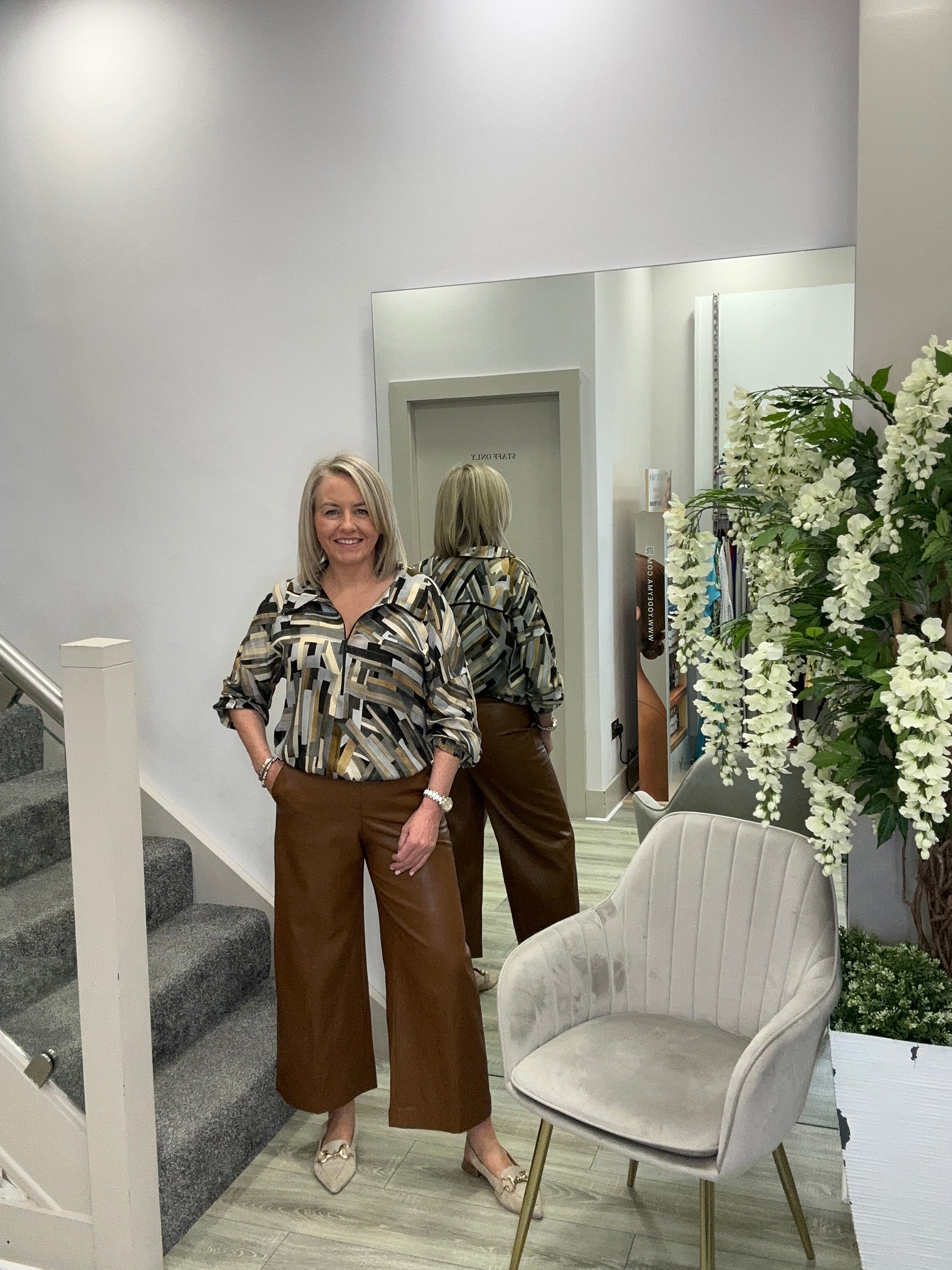 FAITH TAN TROUSER