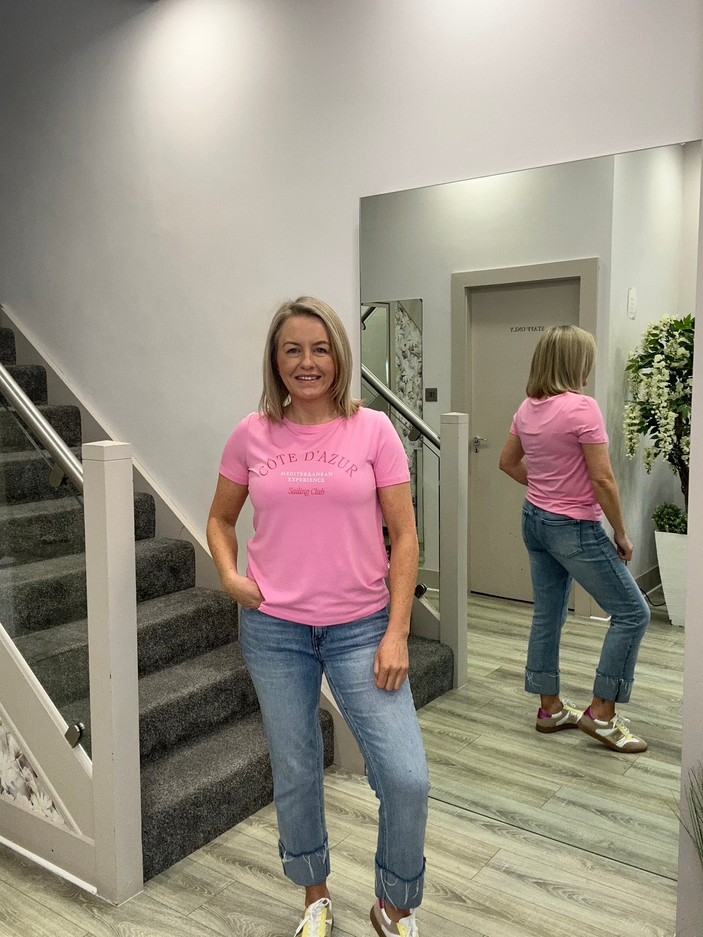 CHERRY PINK TEE