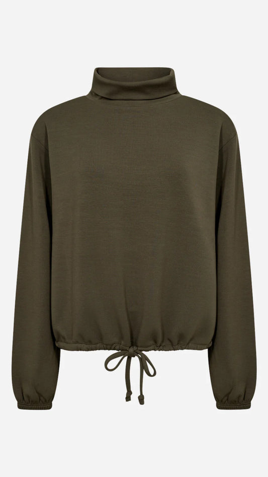 KIM KHAKI SWEATER