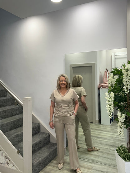 IRATXE BEIGE TROUSER