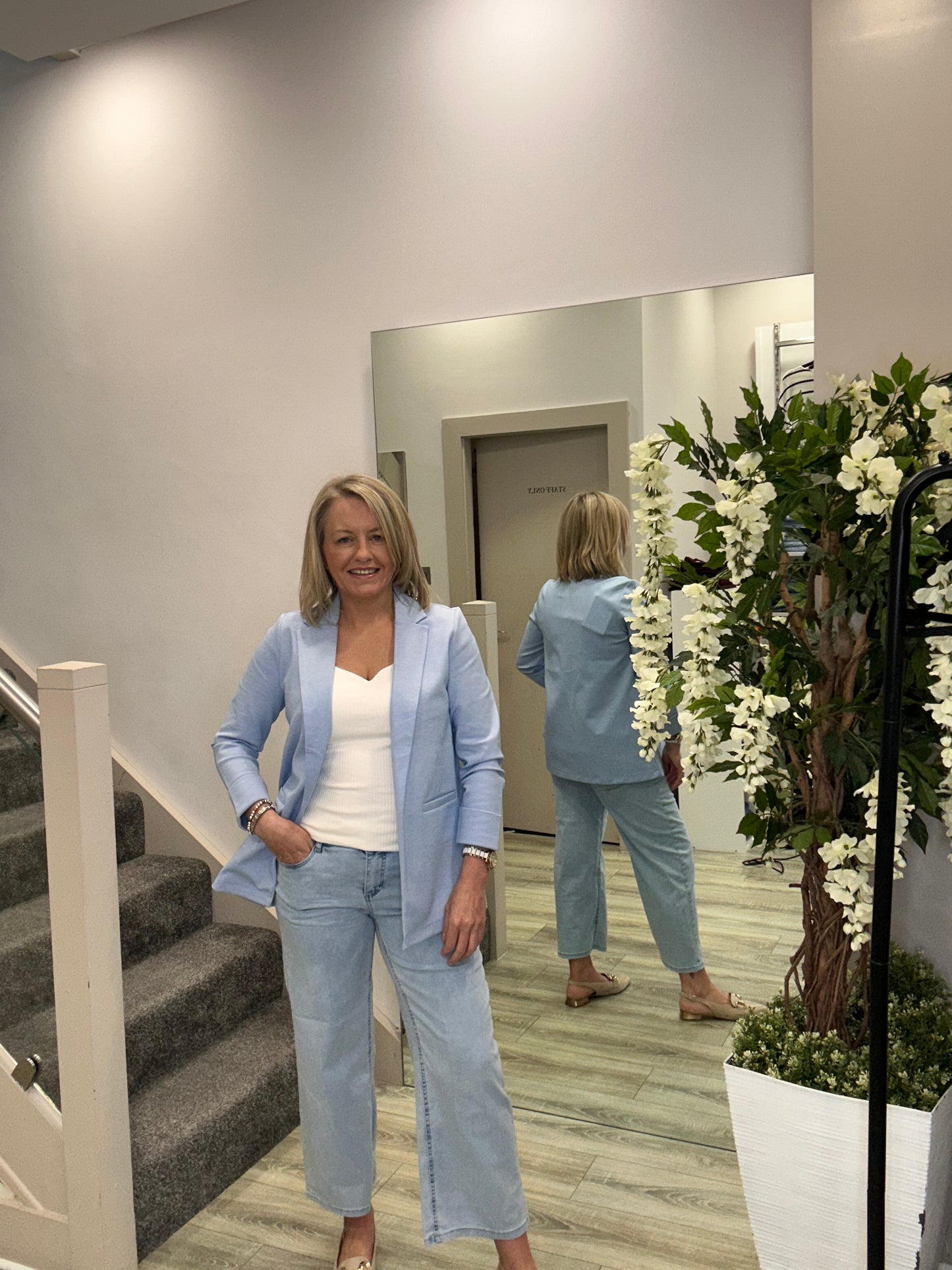 MARIE BLUE BLAZER
