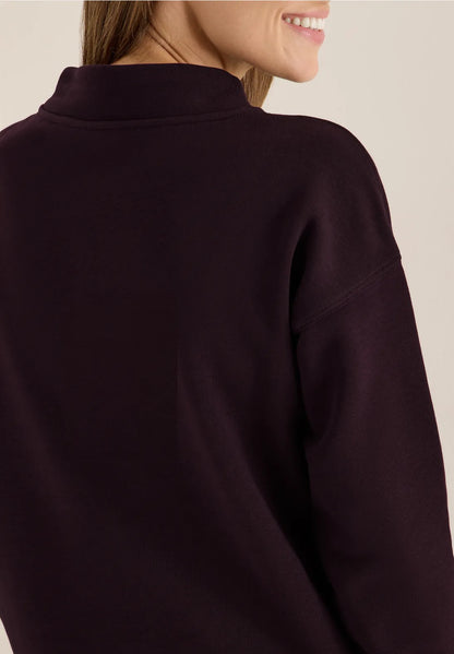 ABBEY WINE SWEATER