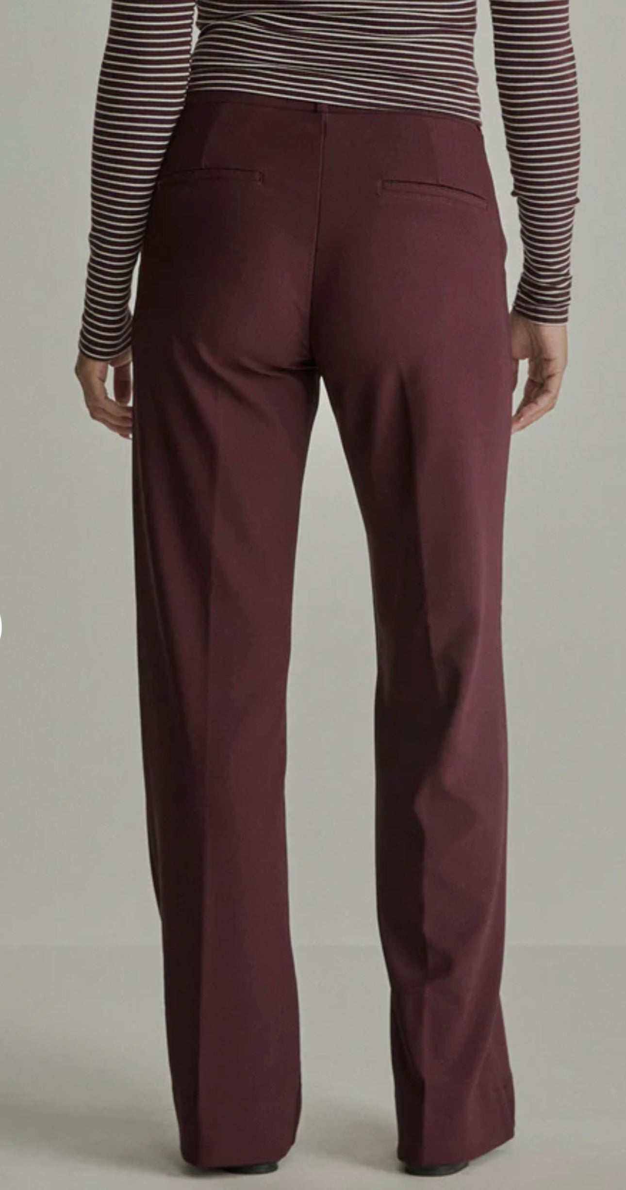 MIRA BURGUNDY TROUSERS