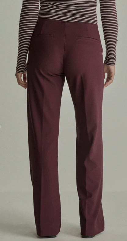 MIRA BURGUNDY TROUSERS