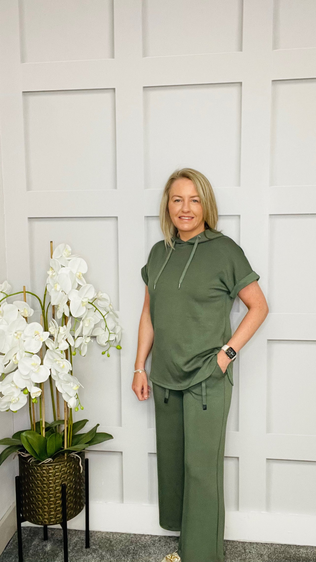 SUSAN KHAKI TOP