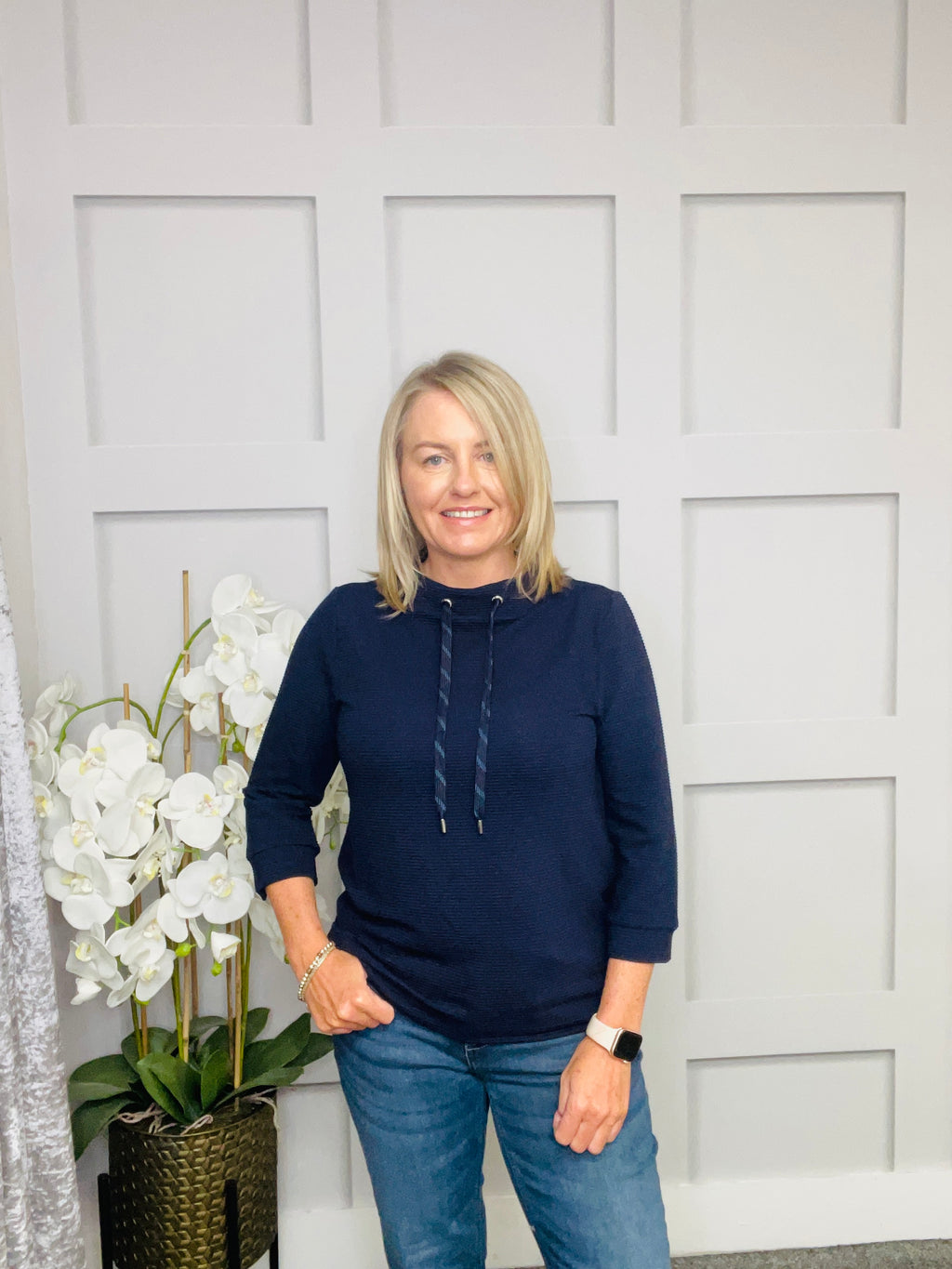 RITA NAVY TOP