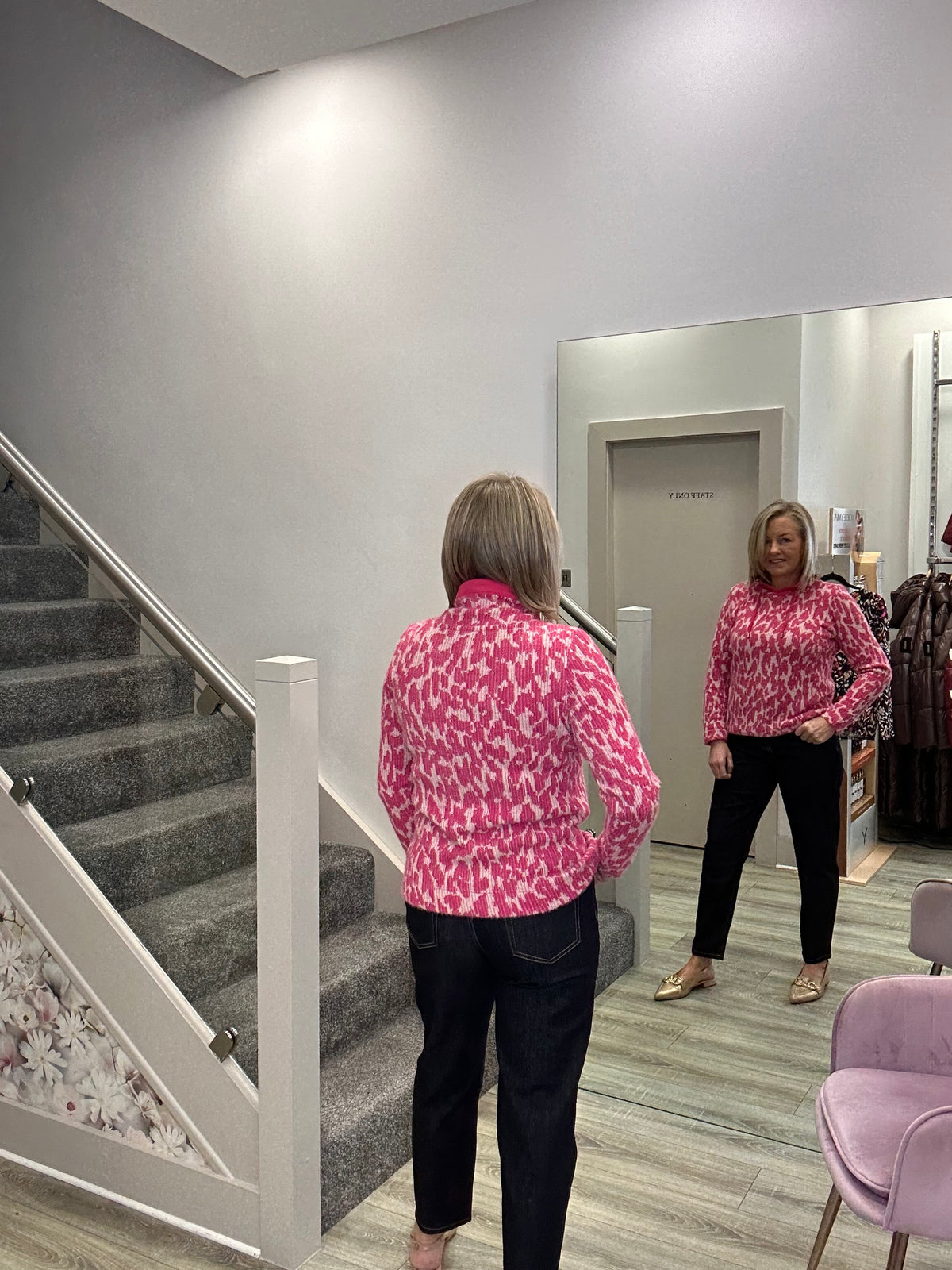 ROSIE PINK SWEATER