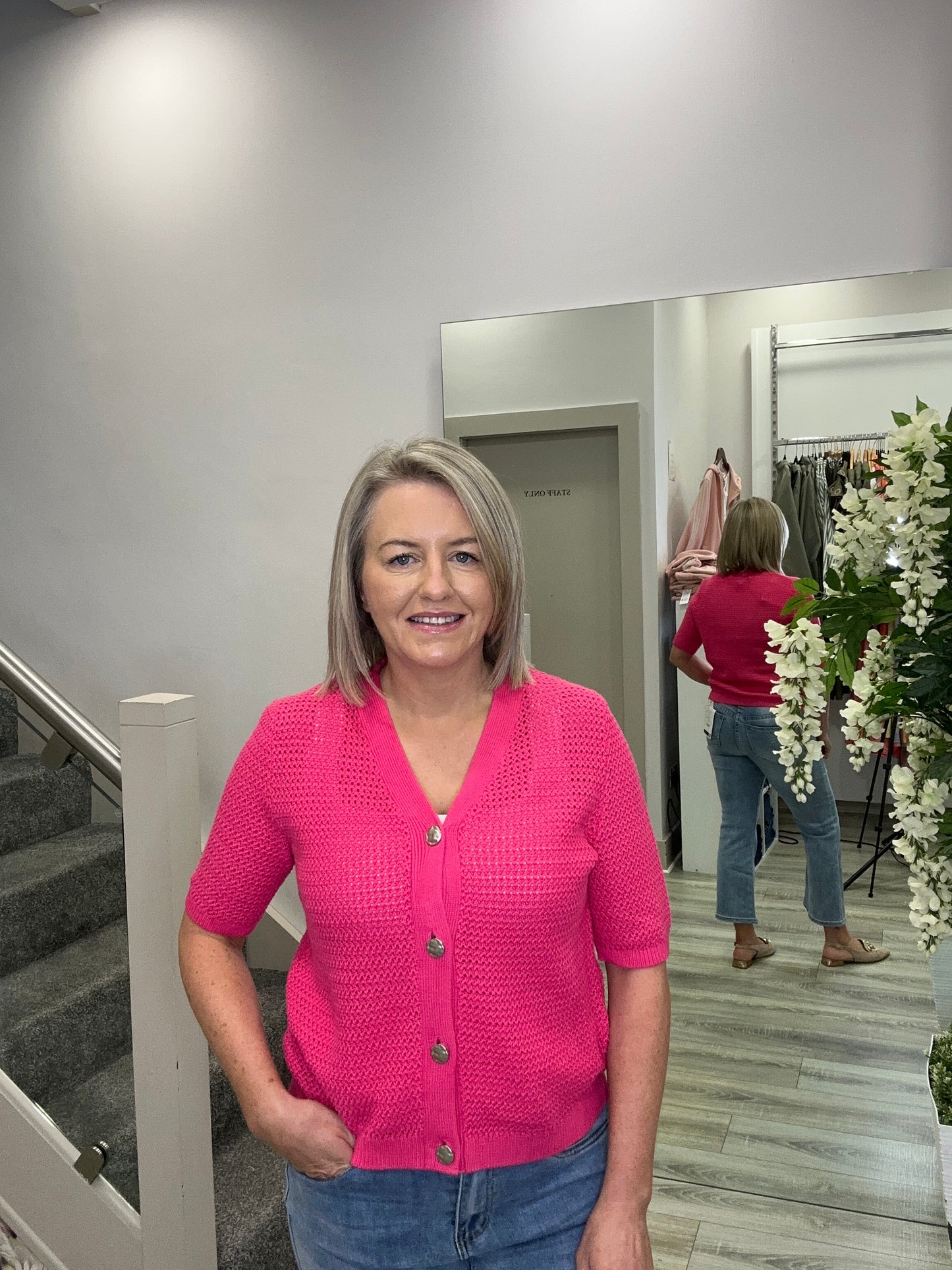 ZURI PINK CARDIGAN