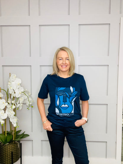 JENNIFER NAVY TEE