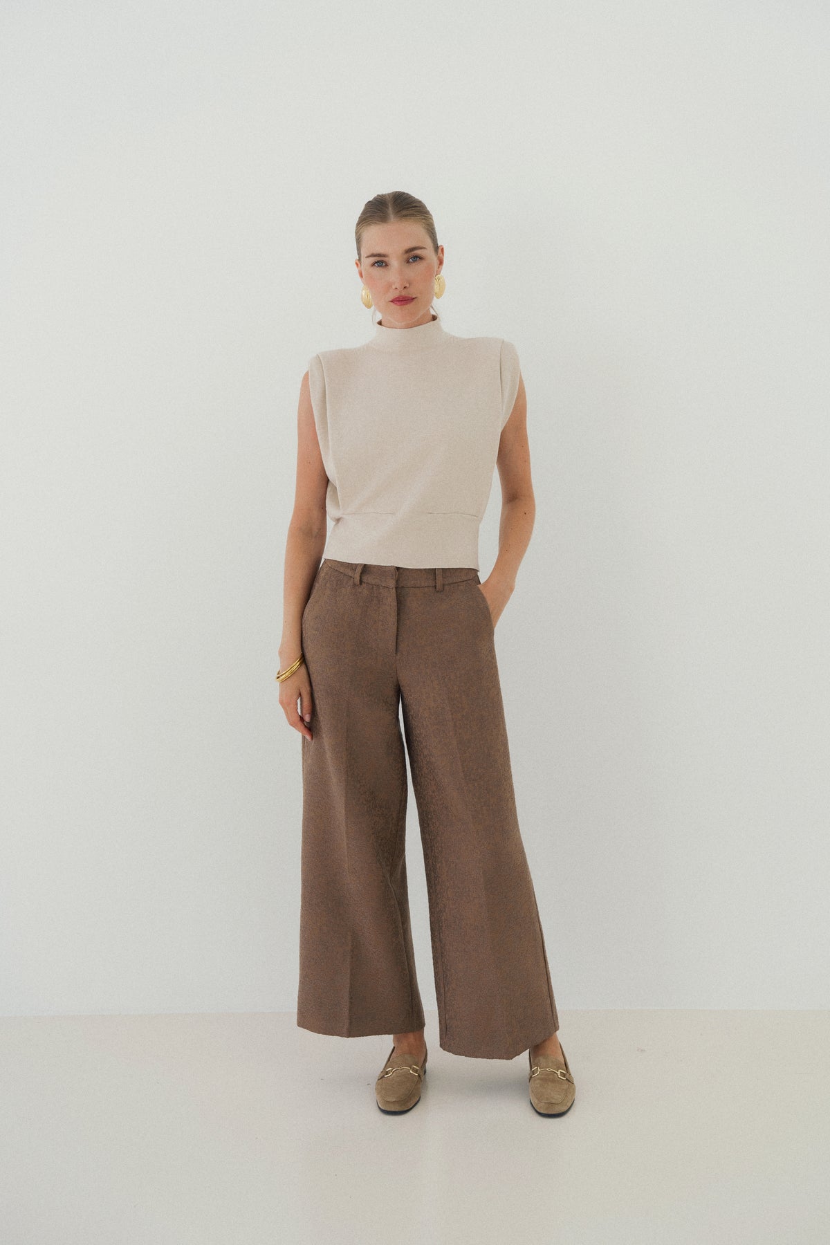 MARY CREAM TOP