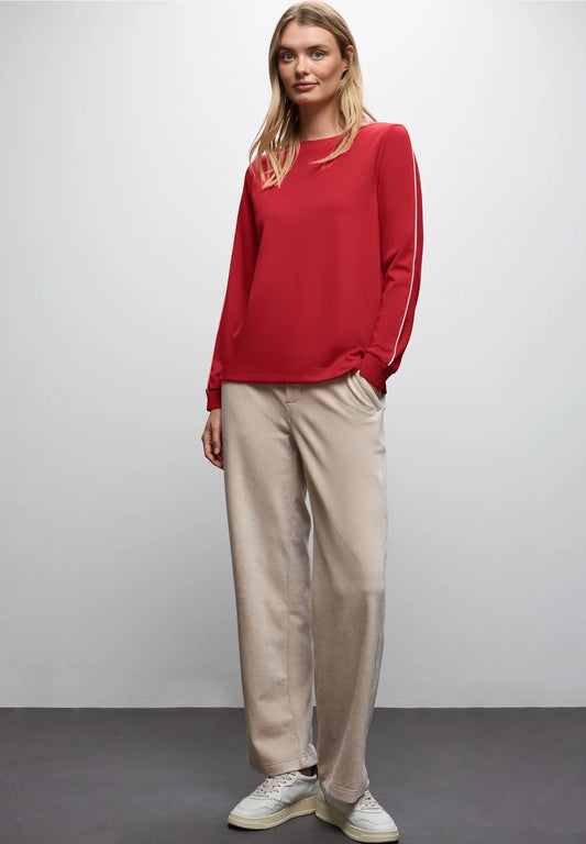 NOOR RED SWEATER