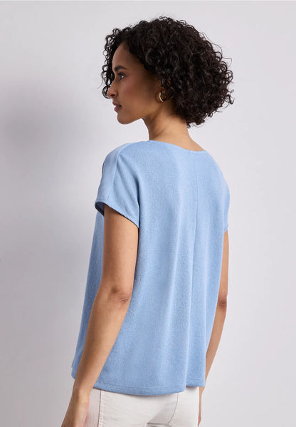 CHAZ BLUE TOP