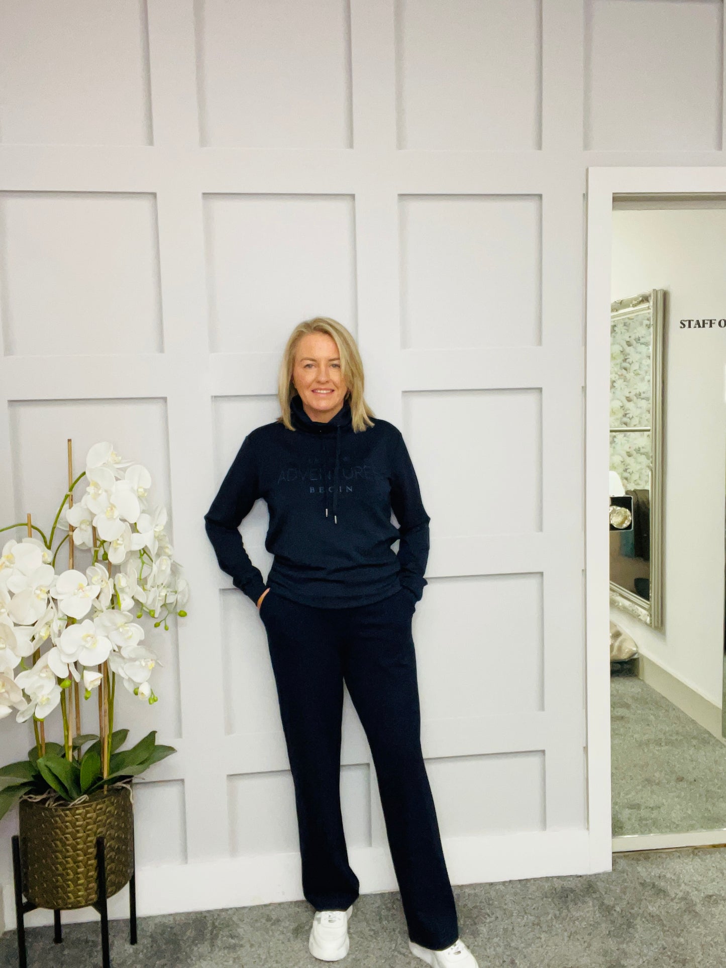 BLAIR NAVY SWEATER