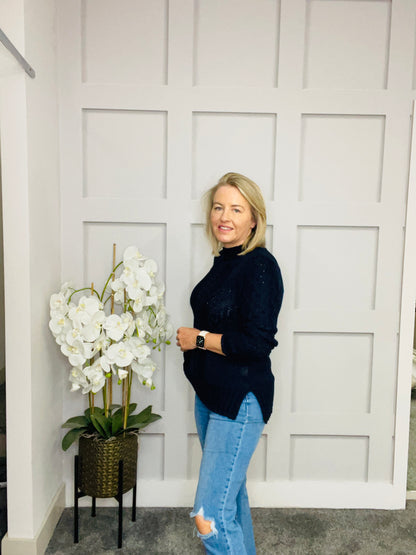 CARMO NAVY  KNIT