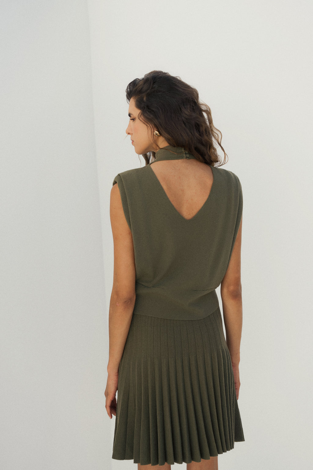 MARY KHAKI TOP