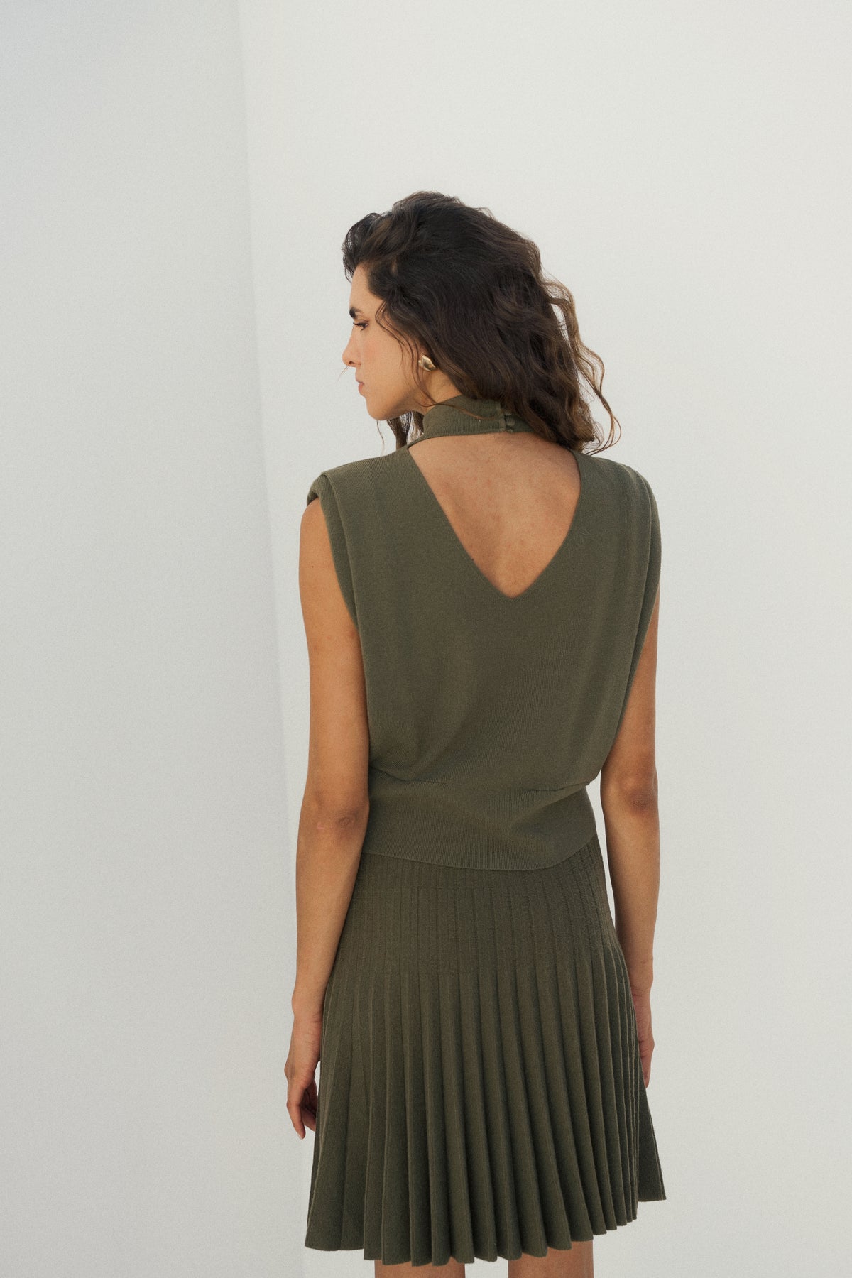 MARY KHAKI TOP