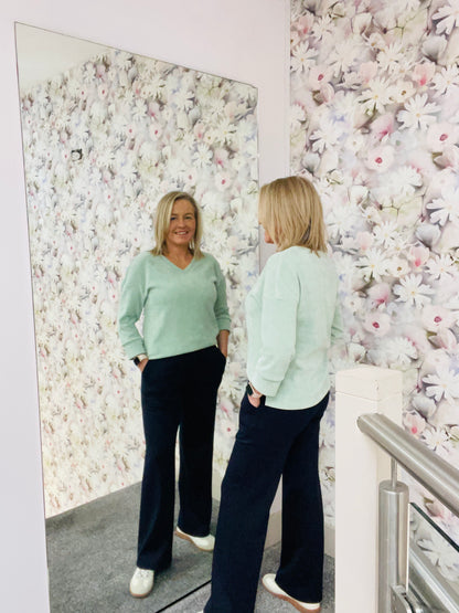 SASKIA MINT SWEATER