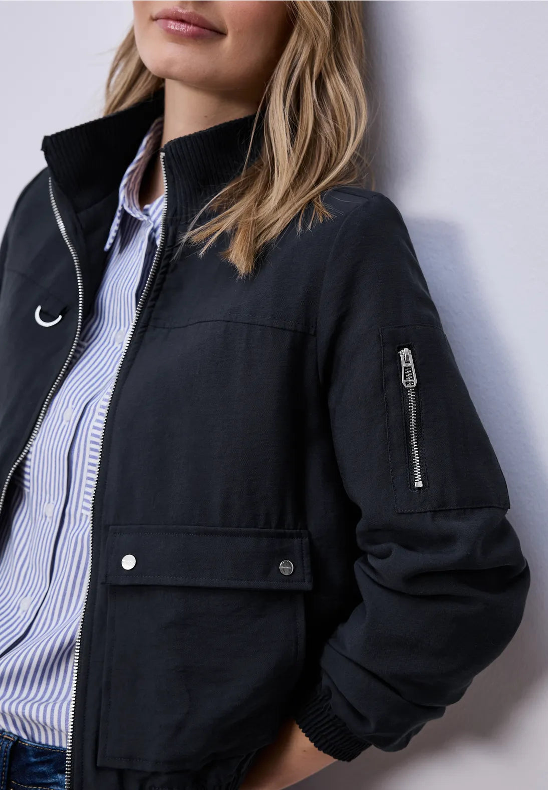 PETAL NAVY JACKET