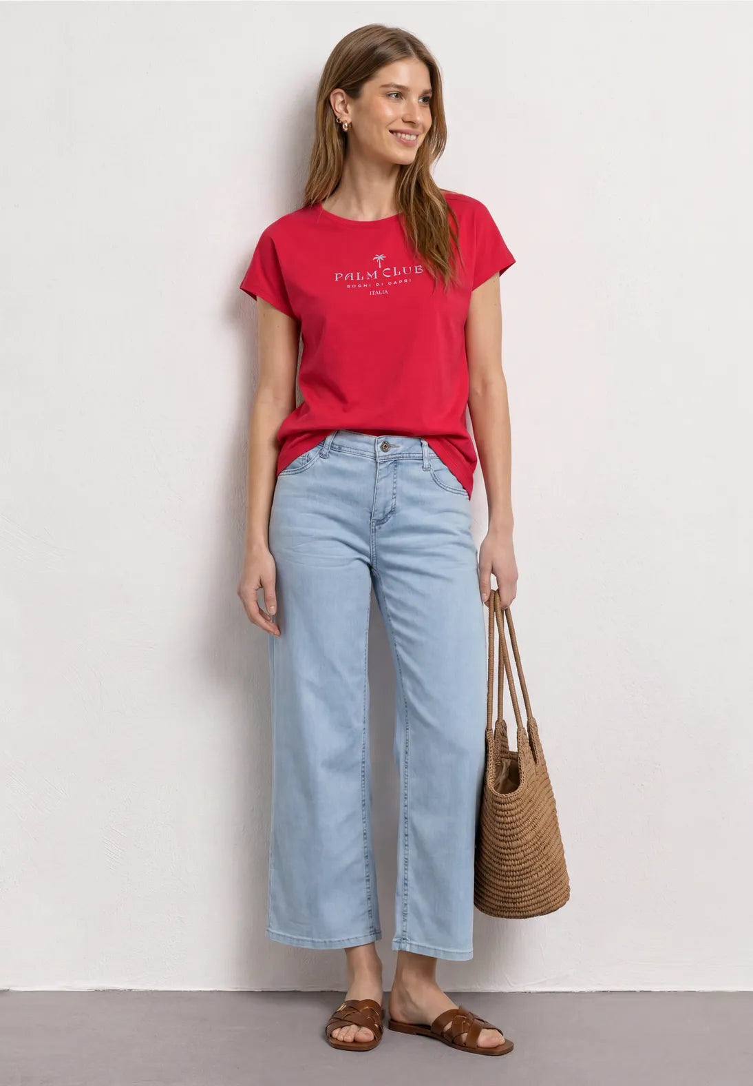 PALM RED TEE