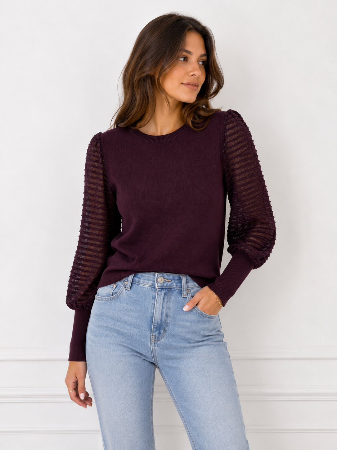 CLEO WINE KNIT
