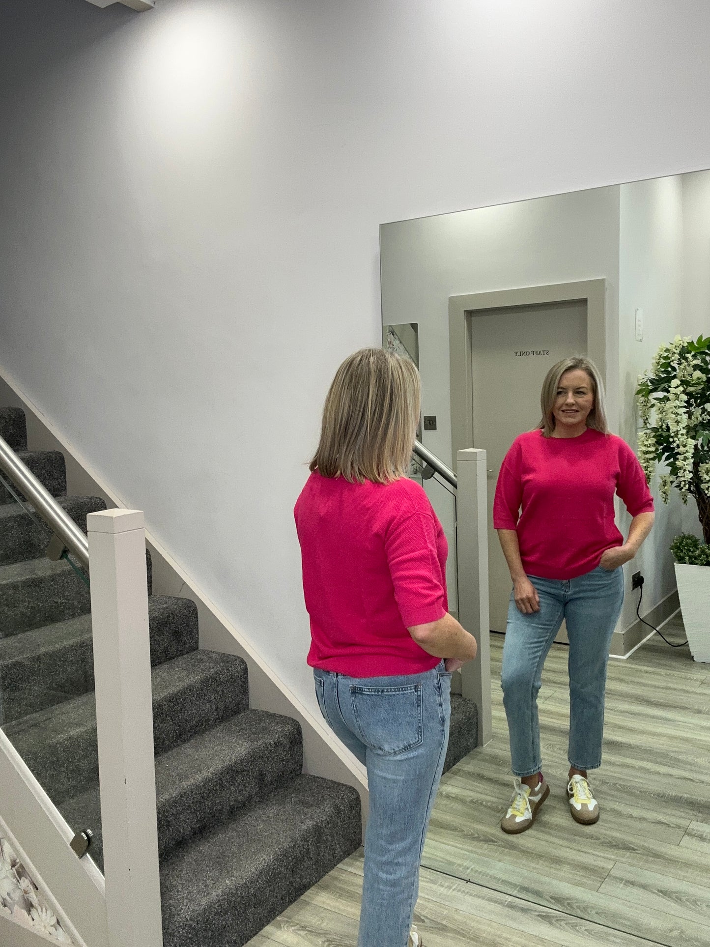CELINA HOT PINK TOP