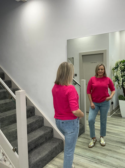 CELINA HOT PINK TOP