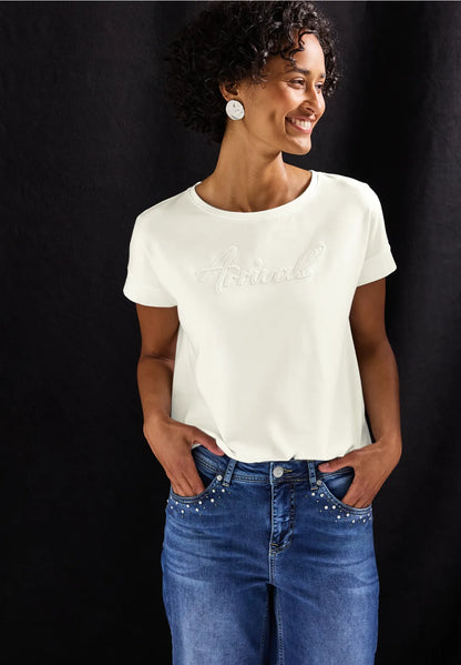 ARRIVAL CREAM TEE