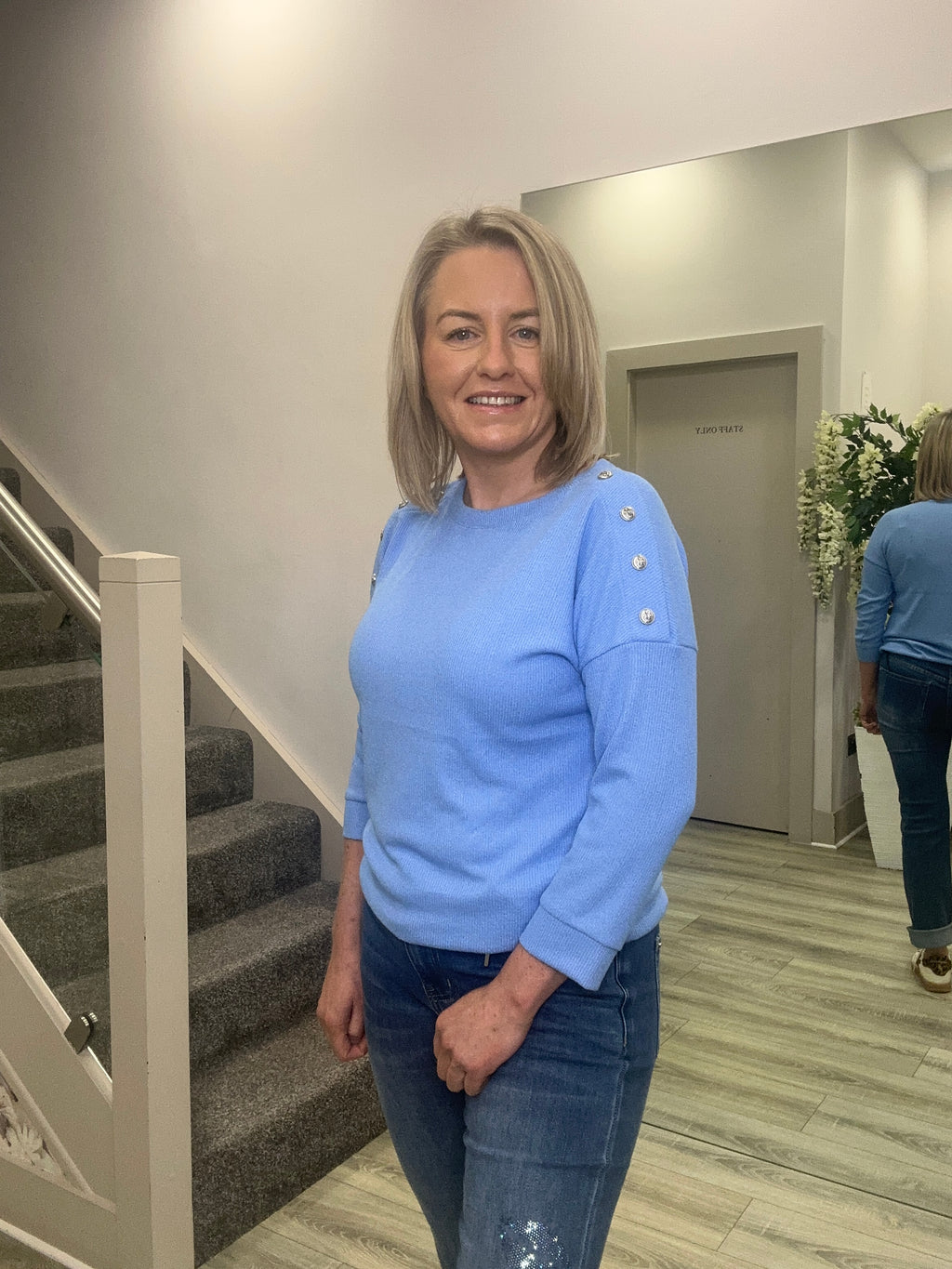 LANIE BLUE TOP