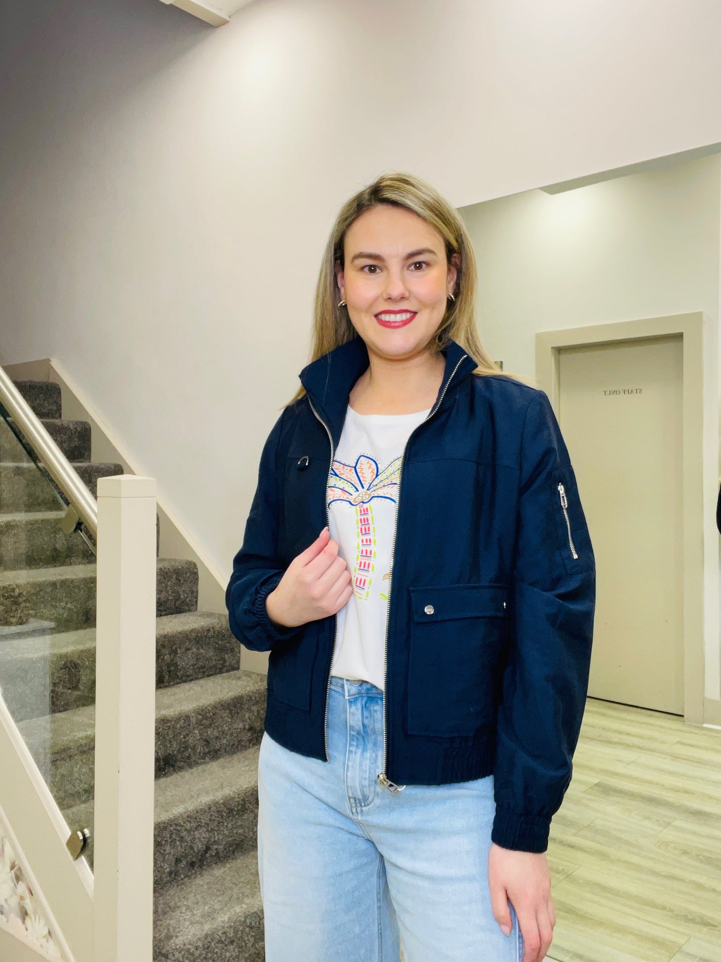 PETAL NAVY JACKET