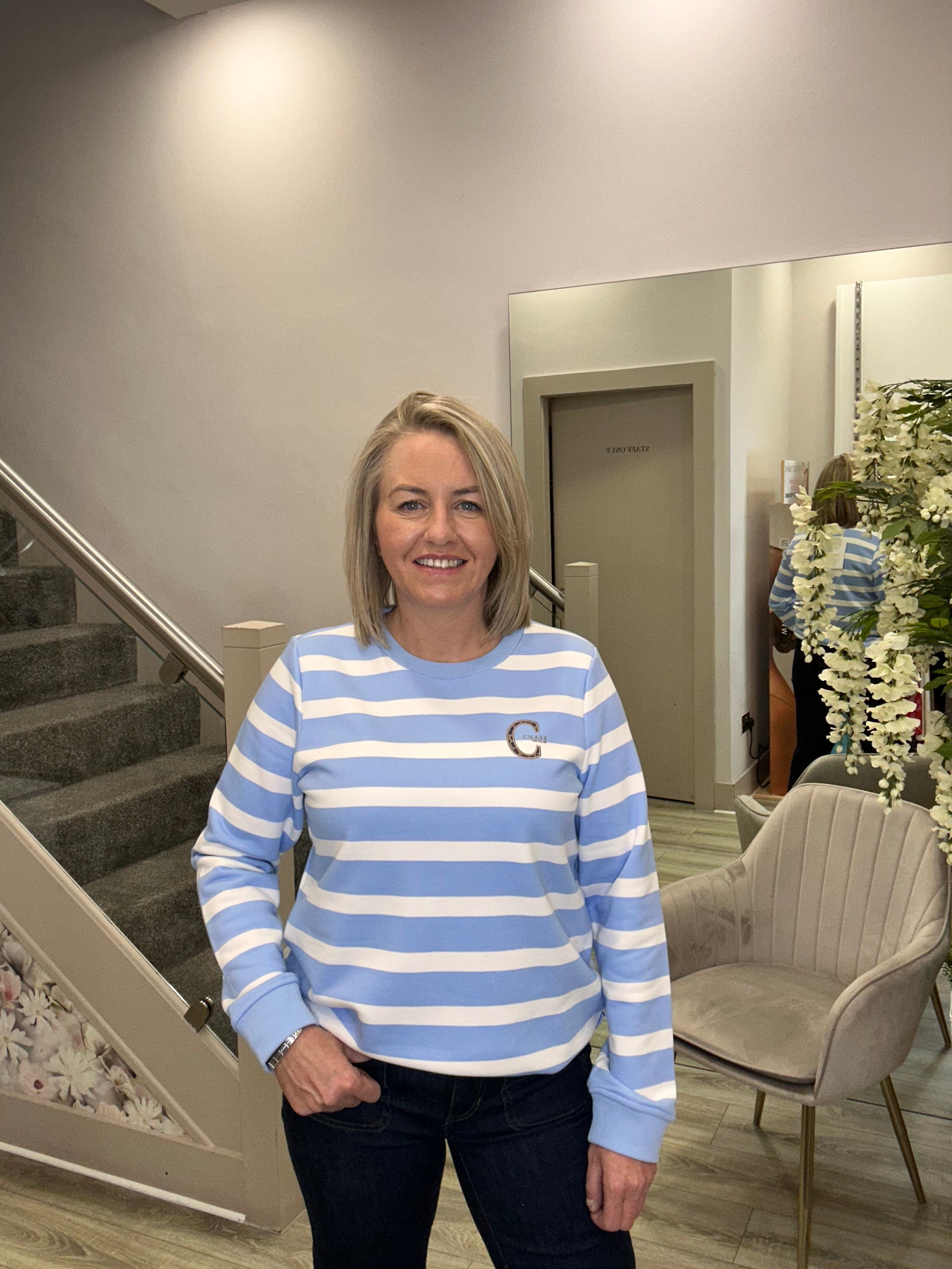 TAYA BLUE SWEATER