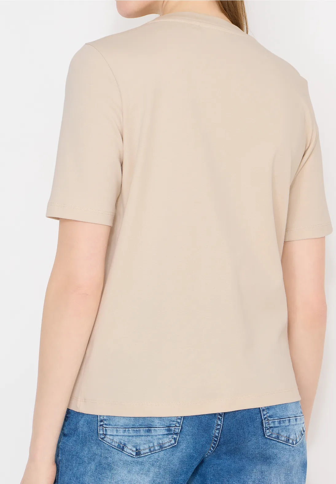 ELIZA BEIGE TEE