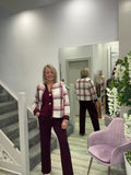 HARMINIA PRUNE TROUSERS