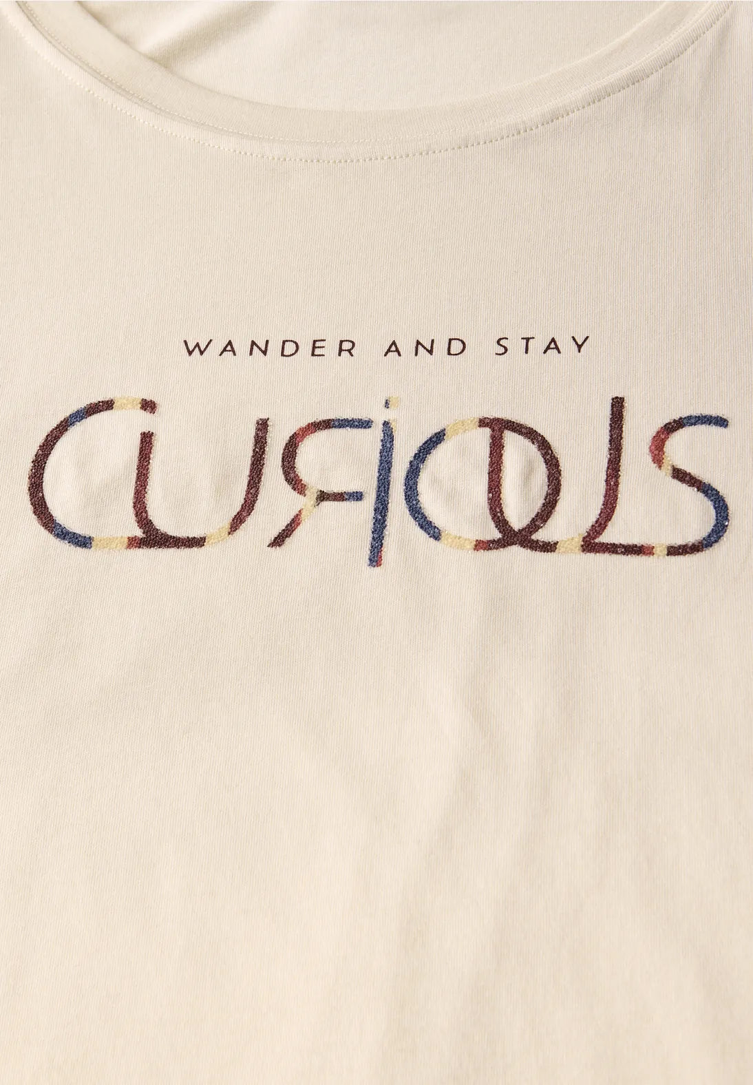 CURIOUS BEIGE TEE