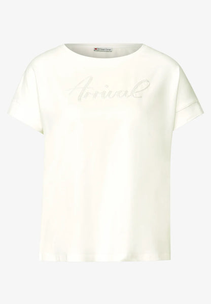 ARRIVAL CREAM TEE