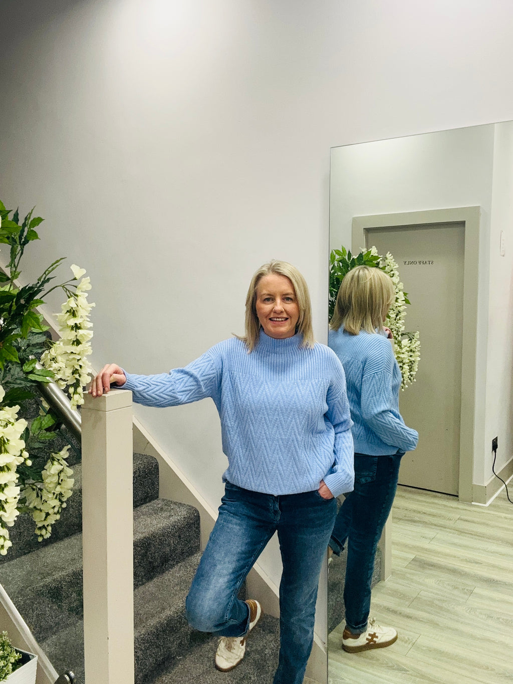 HARPER BLUE KNIT