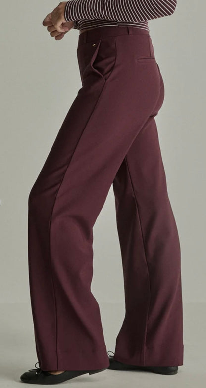 MIRA BURGUNDY TROUSERS