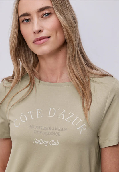 CHERRY BEIGE TEE