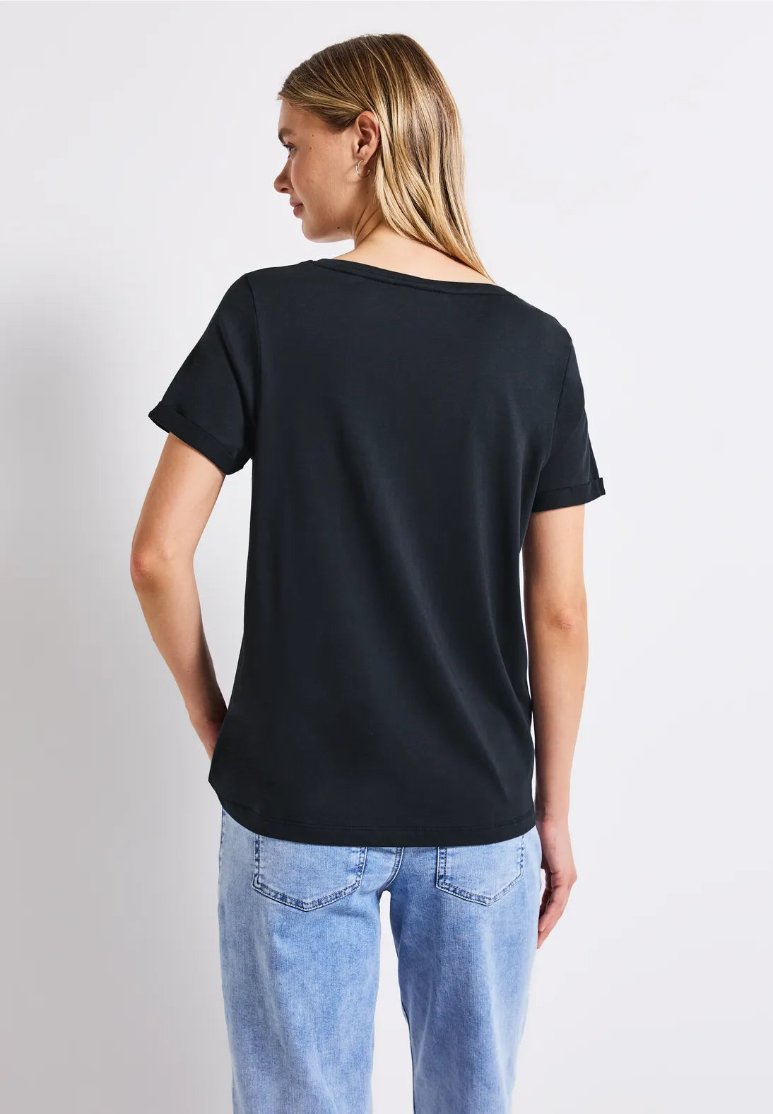 TOP NAVY TEE