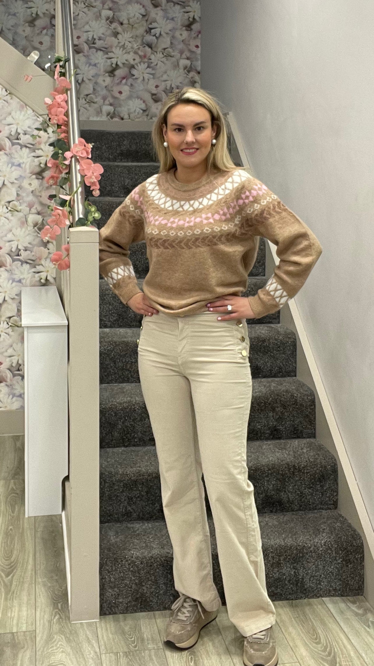 NADINA CREAM TROUSER